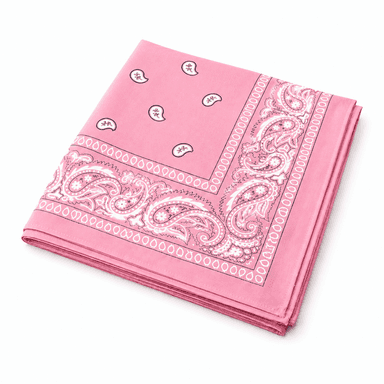 Pink Paisley Bandana-1