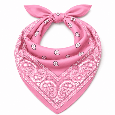 Pink Paisley Bandana-3